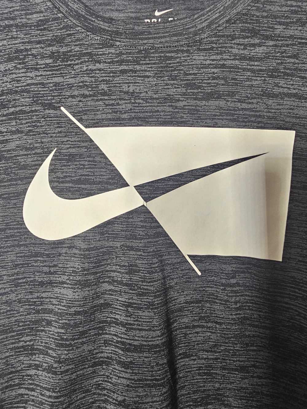 Nike Men’s Black Heather Dri-FIT Graphic T-Shirt